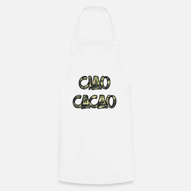 Ciao Cacao - Tablier de cuisine - blanc