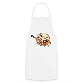 Baseball Baseball Player Baseball Team Baseballer - Cooking Apron - white - Front - AI Model Male 185 dark (185cm)