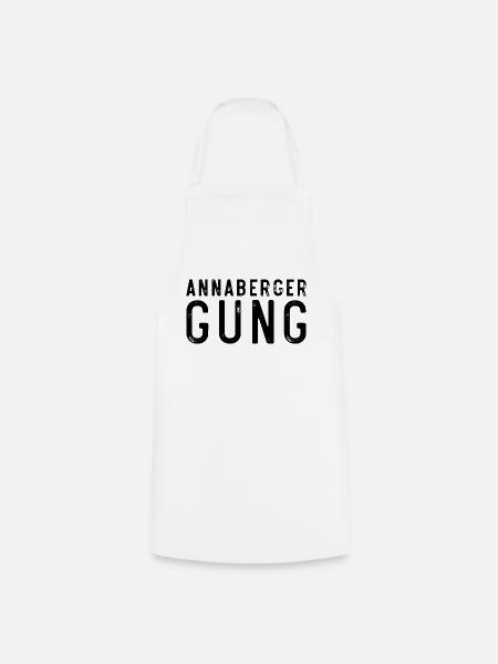 Annaberger Gung - Kochschürze - Weiß