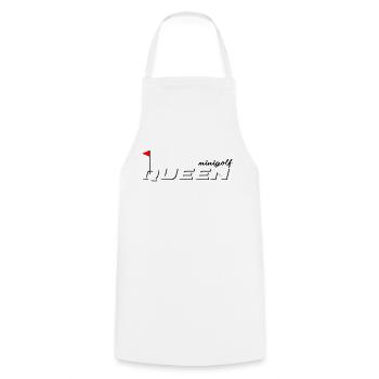 Minigolf Queen - Tablier de cuisine - blanc - Devant - AI Model Male 185 dark (185cm)