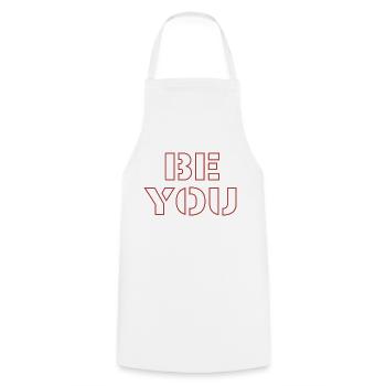 Soyez vous-même - Tablier de cuisine - blanc - Devant - AI Model Male 185 dark (185cm)