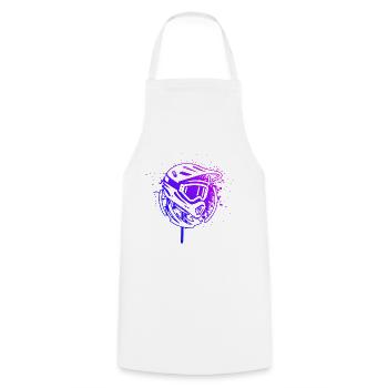 VTT Cyclisme Femmes VTT Vététistes - Tablier de cuisine - blanc - Devant - AI Model Male 185 dark (185cm)