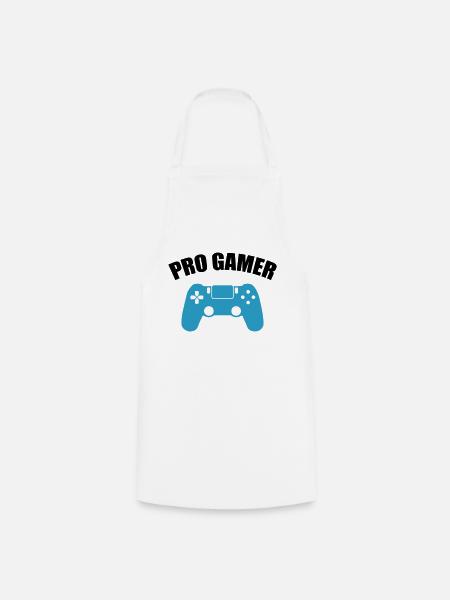 pro gamer - Kochschürze - Weiß