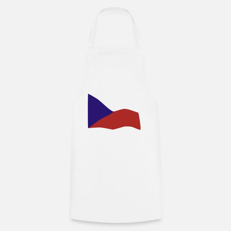 Czech Republic flag - Cooking Apron - white