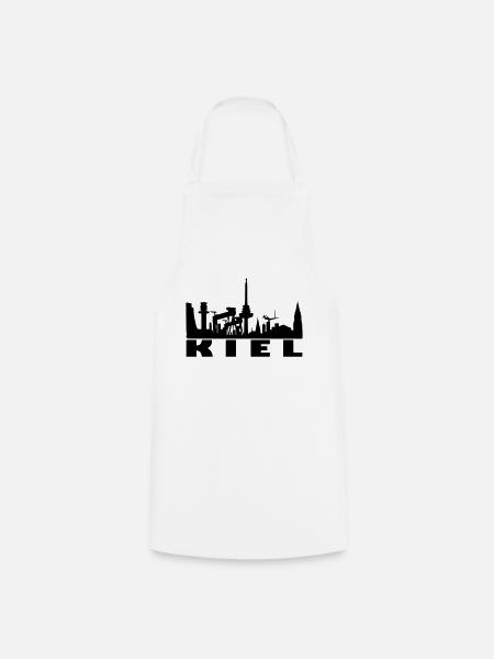 skyline keel - Cooking Apron - white