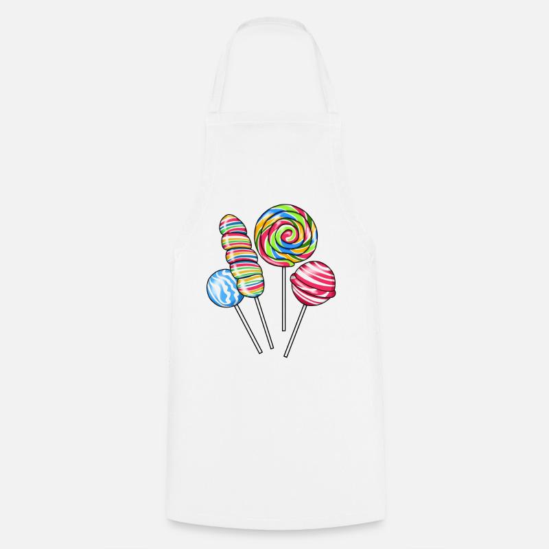 Sucettes - Tablier de cuisine - blanc