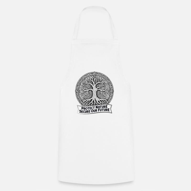 Nature - Cooking Apron - white