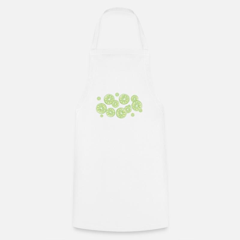 Le parfum des citrons verts - Tablier de cuisine - blanc