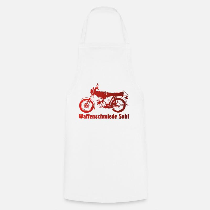 Simson S51 Waffenschmiede - Kochschürze - Weiß