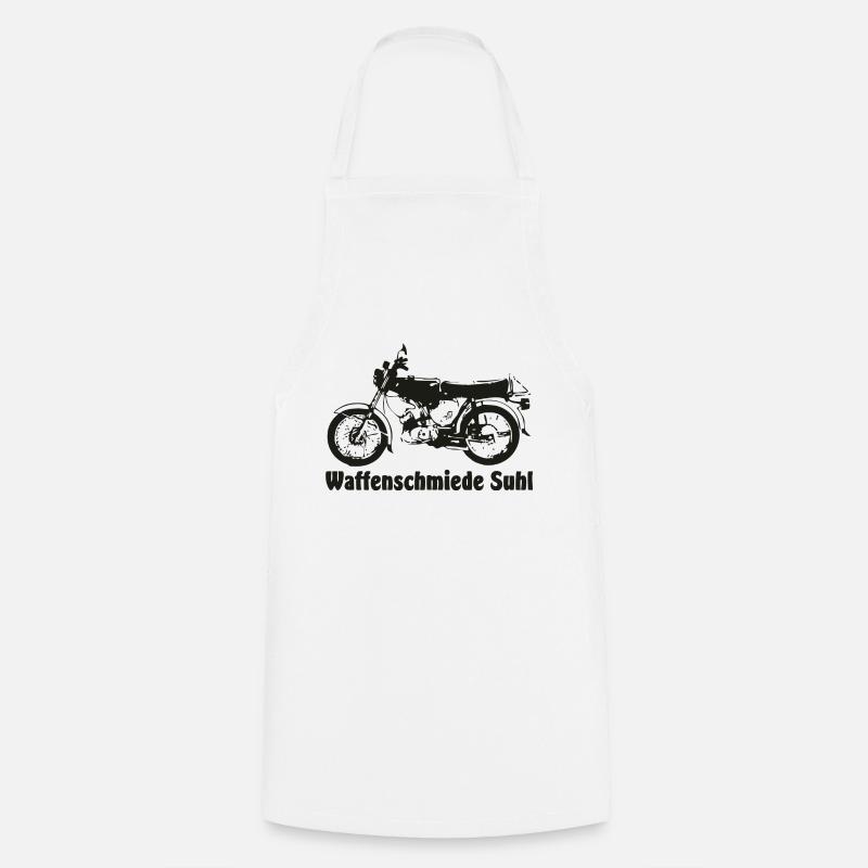 Simson S51 Waffenschmiede - Kochschürze - Weiß