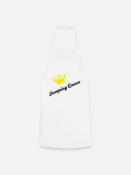 Springreiten - Kochschürze - Weiß
