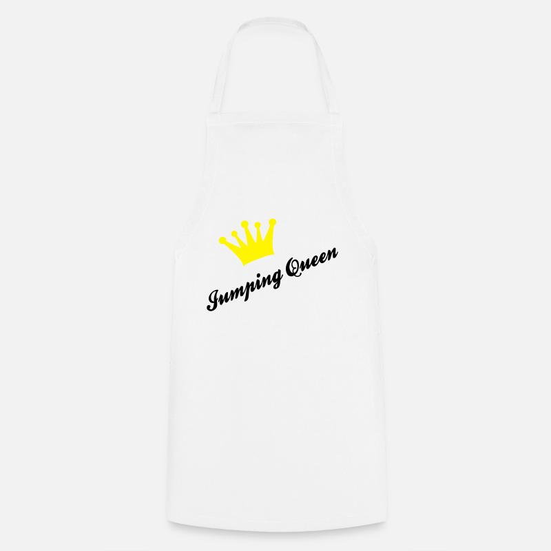 Springreiten - Kochschürze - Weiß
