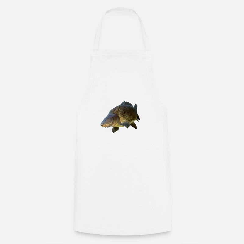 Carpe commune - Tablier de cuisine - blanc