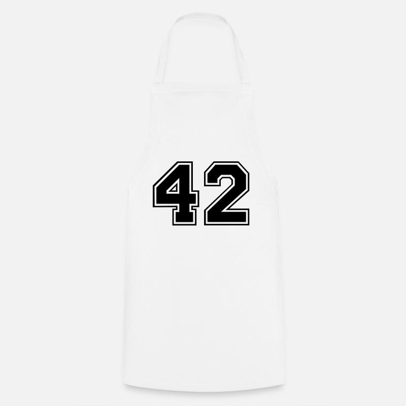 42 - Tablier de cuisine - blanc