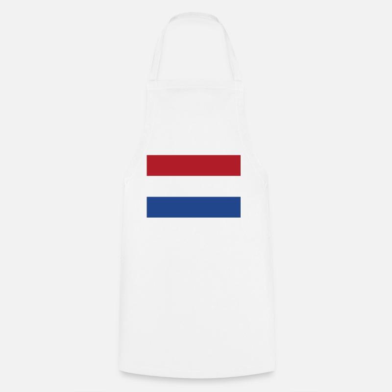 Netherlands 1 Euro - Cooking Apron - white