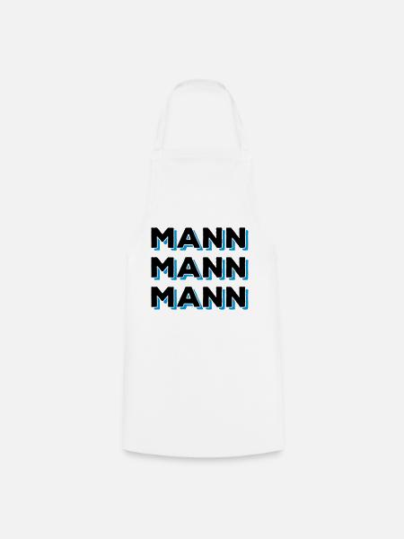 Mann Mann Mann - Kochschürze - Weiß