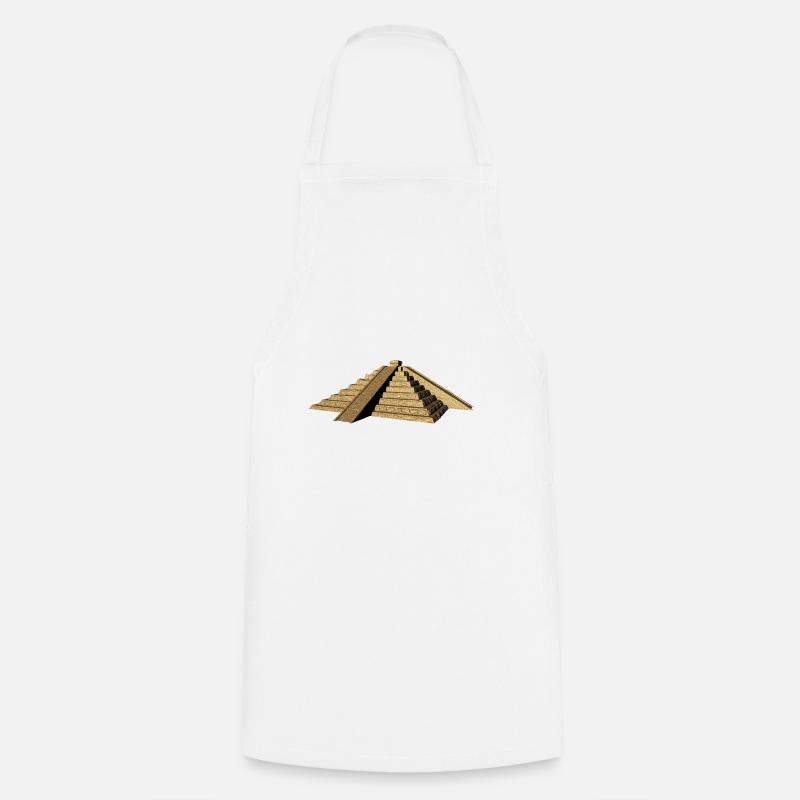 maya or de la pyramide - Tablier de cuisine - blanc
