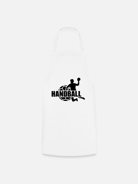 Handball - Kochschürze - Weiß