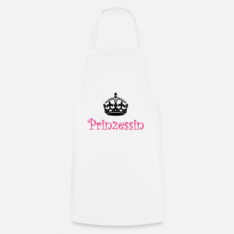 Prinzessin Krone - Kochschürze - Weiß