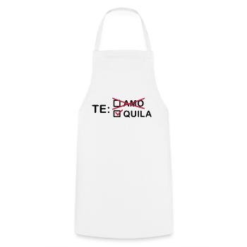 te_amo_quila_2_f2 - Kochschürze - Weiß - Vorne - AI Model Male 185 dark (185cm)