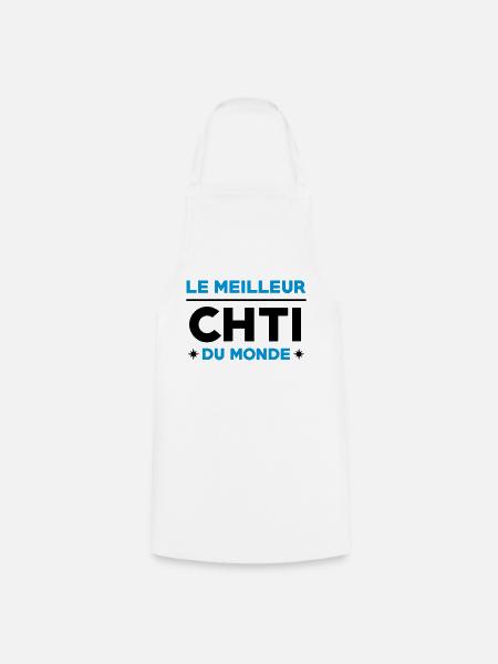 Nord / Ch'ti / Chti / Nordiste / Biloute Nordiste - Tablier de cuisine - blanc