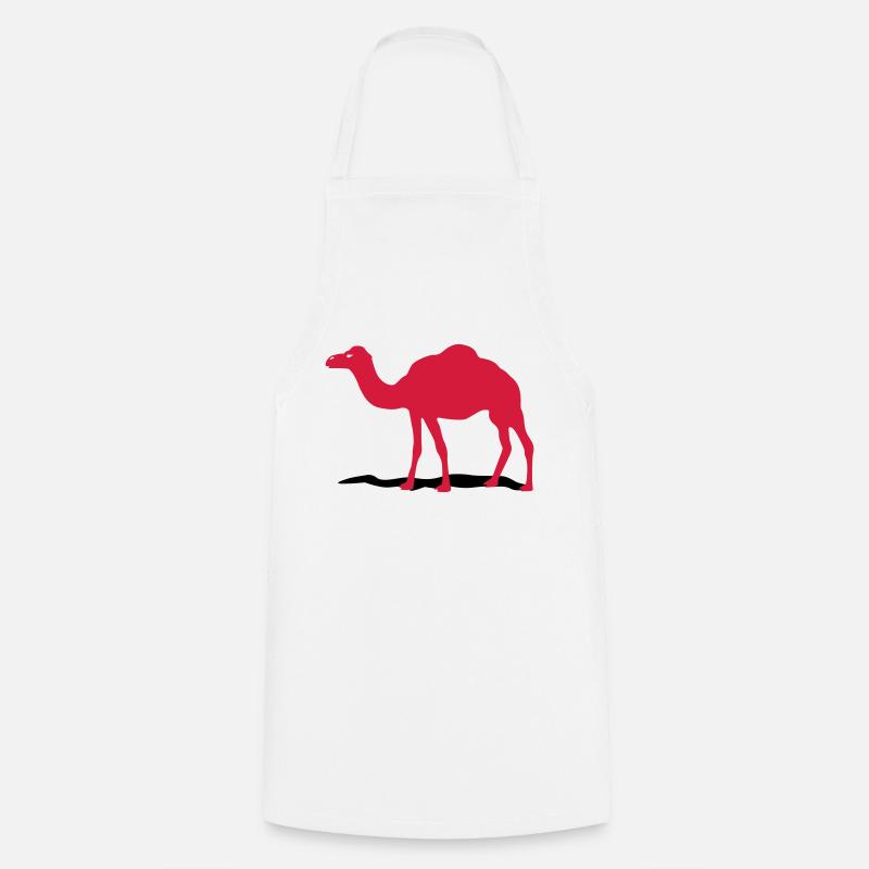 camel - Cooking Apron - white