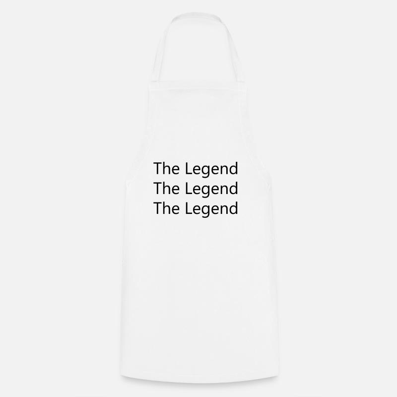 The Legend - Cooking Apron - white