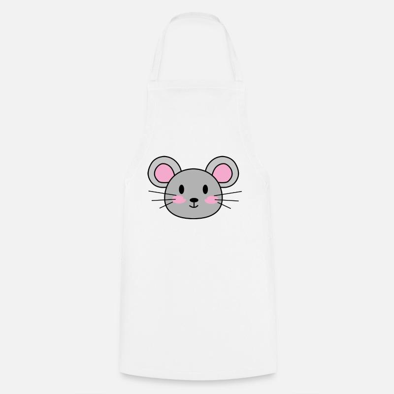 mouse - Cooking Apron - white