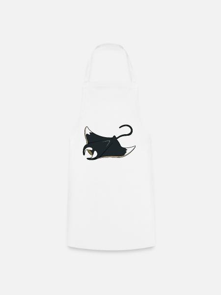 Mantarochen - Kochschürze - Weiß