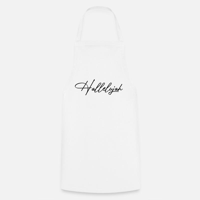 Christian Proverbs - Cooking Apron - white