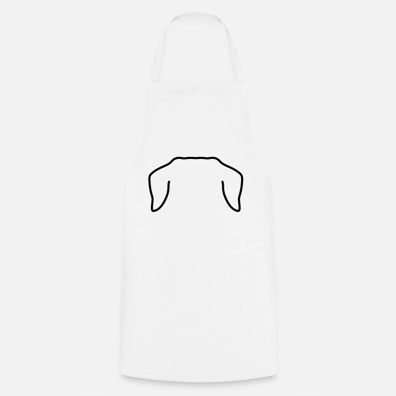 Labrador Retriever Ears - Cooking Apron - white
