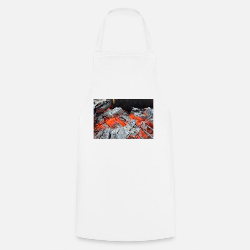 Fire embers - Cooking Apron - white