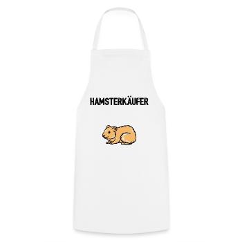hamsterkaeufer - Kochschürze - Weiß - Vorne - AI Model Male 185 dark (185cm)