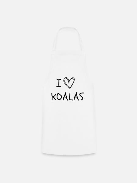 Ich liebe Koalas - Kochschürze - Weiß