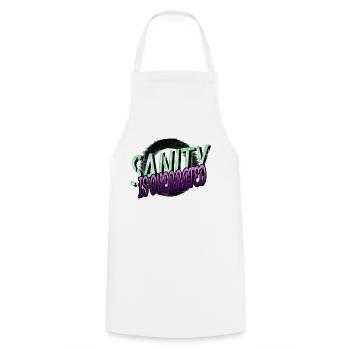 books and wine book cat wine gift idea book fan - Cooking Apron - white - Front - AI Model Male 185 dark (185cm)