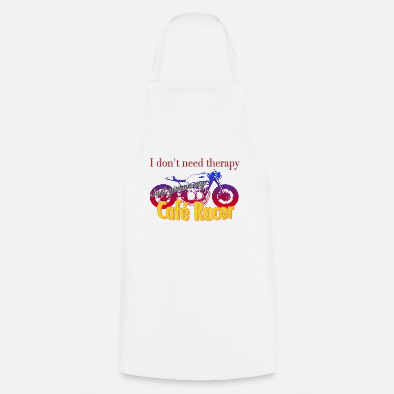 Cafe Racer - Cooking Apron - white