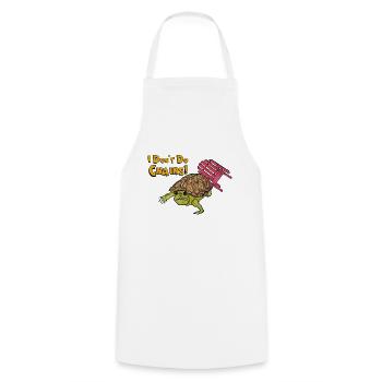 Turtle - Cooking Apron - white - Front - AI Model Male 185 dark (185cm)