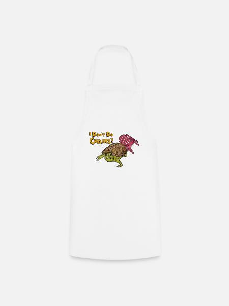 Turtle - Cooking Apron - white