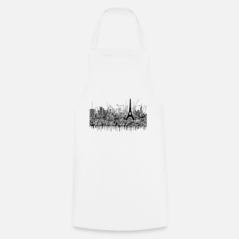 Paris - Tablier de cuisine - blanc