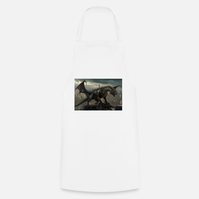 Dragon 3 - Tablier de cuisine - blanc