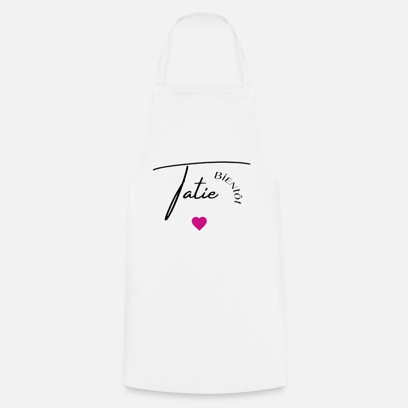 Bientôt tatie - Tablier de cuisine - blanc