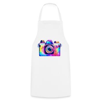 Photographer Funny Photographers Photographing Camera - Cooking Apron - white - Front - AI Model Male 185 dark (185cm)