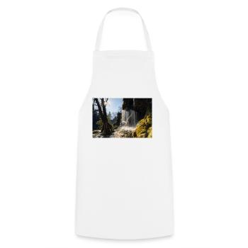 Veil Falls - Cooking Apron - white - Front - AI Model Male 185 dark (185cm)