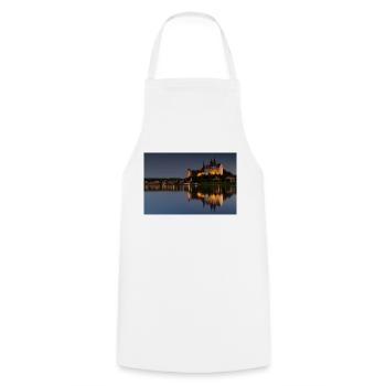 Albrechtsburg Meissen - Tablier de cuisine - blanc - Devant - AI Model Male 185 dark (185cm)