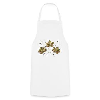 List - Cooking Apron - white - Front - AI Model Male 185 dark (185cm)