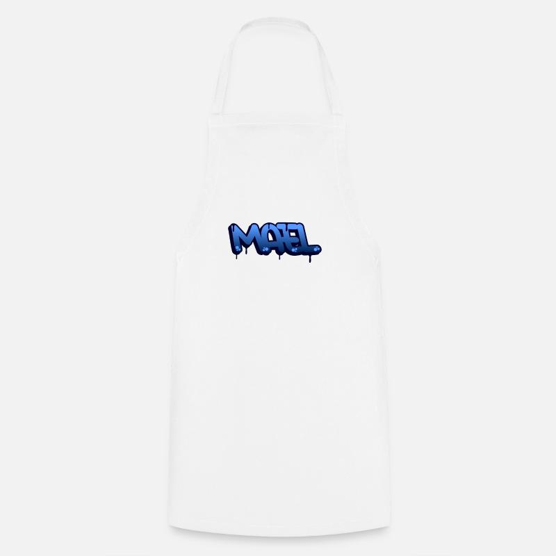 Graffiti prénom Mael - Tablier de cuisine - blanc