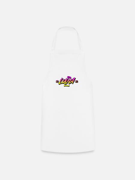 Graffiti Prénom Luna - Tablier de cuisine - blanc