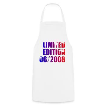 16e anniversaire édition limitée 06/2008 - Tablier de cuisine - blanc - Devant - AI Model Male 185 dark (185cm)