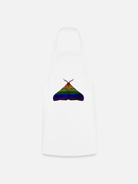 Pride Motte Motiv A - Kochschürze - Weiß