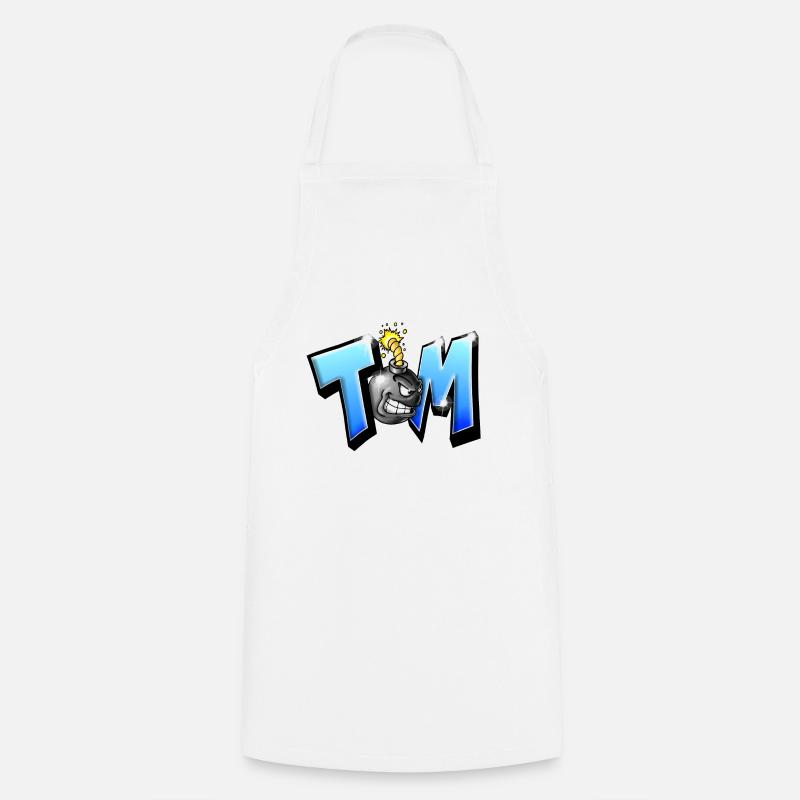 Graffiti Prénom TOM Imprimable sur tout ! - Tablier de cuisine - blanc